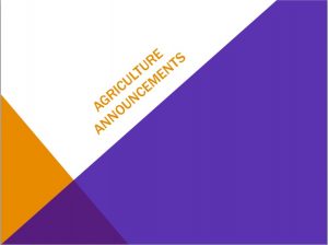 Agriculture Passers 2017