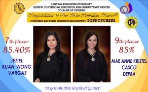 Congratulations to our NLE 2018 Topnotchers!